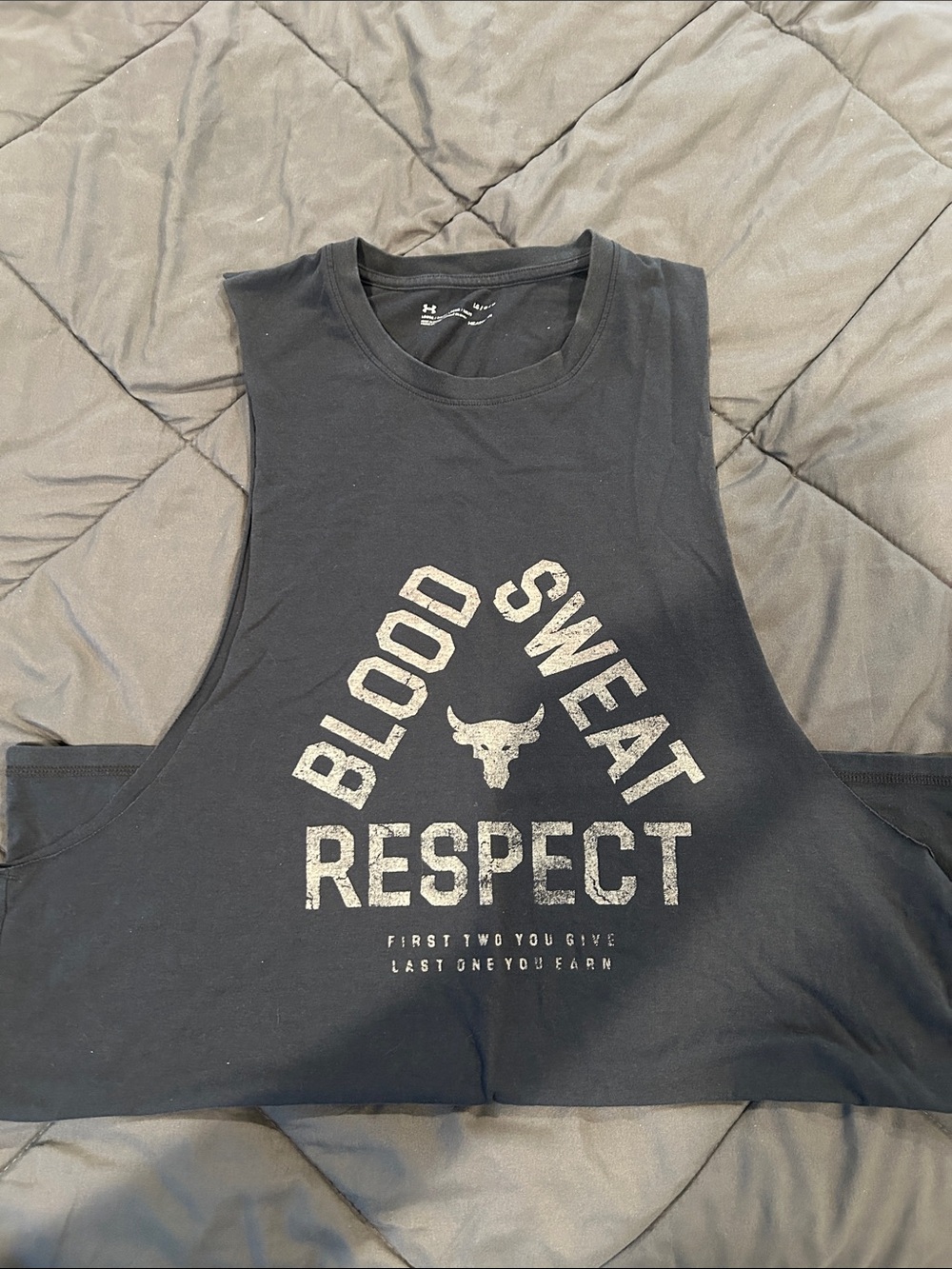 Black Project Rock Muscle Tank